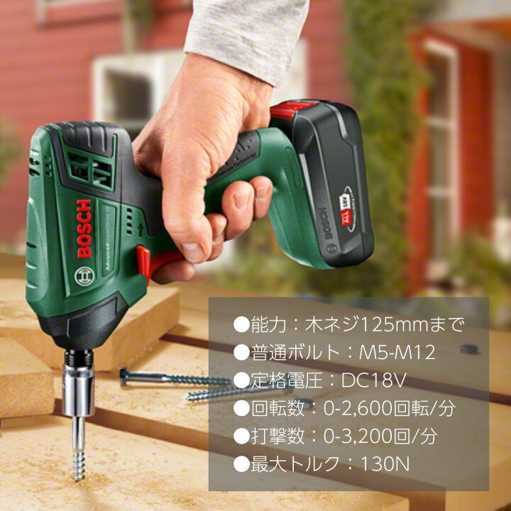 楽天市場】【公式ストア】18Vコードレスインパクトドライバー IPD118 