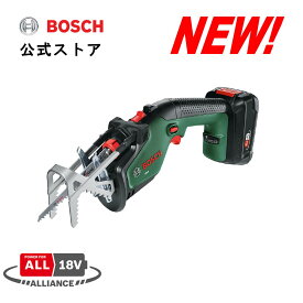 【公式ストア】ボッシュ (Bosch) 18Vコードレスのこぎり (2.5Ahバッテリー・充電器・木材用ブレード・1年保証付き) KEO118