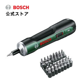 【公式ストア】ボッシュ (Bosch) 3.6Vコードレスドライバー 電動ドライバー充電式 コードレス 充電ドライバー 正逆転切替 正逆転切替 トルク調整 家具の組み立て DIY （ビット32本 充電用USBケーブル・ケース付） PUSHDRIVE