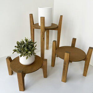 日本製 天然木 プランターラック (Lサイズ) BO-PLANTERRACK-L □□ H6 bosky プランタースタンド プランター スタンド ラック フラワースタンド 植物 木 モダン ナチュラル おしゃれ 木製 天然木 シン