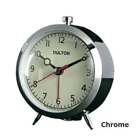 目覚まし時計 ダルトン ALARM CLOCK 100-053q/cr □□ AL2 DULTON アラームクロック 置時計 針時計 金属 小さめサイズ 小さめ コンパクト シンプル おしゃれ かわいい インテリア プレゼント （60）