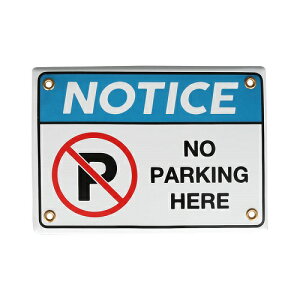 Gi m[eBX TC m[ p[LO ENAMELED NOTICE SIGN NO PARKING TCv[g h20-0144np  AR3 DULTON _g ԋ֎~ hA Ǖt X܃TC CeA G DIY Vz Vi60j