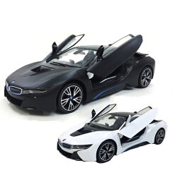 ラジコン BMW i8 ブラック ホワイト 2.4GHz 9168 □□ M4 トップエース 車 高級車 外車 自動車 おもちゃ 子供 フルファンクション ドア電動 開閉 自動 誕生日 プレゼント バースデー 黒 白 クリスマス （140）