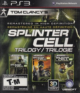  PS3　北米版 <BR>Splinter Cell Trilogy トムクランシー スプリンターセル トリロジー 英語・フランス語２ヶ国語版