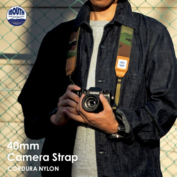 楽天市場 カメラストラップ 一眼レフ ミラーレス 40ミリ Delicious Camera Strap Mjc 40mm Mouth マウス Cordura コーデュラナイロン 男女兼用 日本製 おしゃれ 帆布 カメラ女子 キャンバス かわいい カメラ ネックストラップ Boston Club 楽天市場店