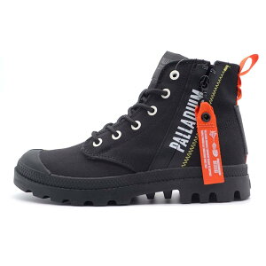 ySALEz pfBE pp nC AEgWbv I[o[{ PALLADIUM PAMPA HI OUTZIP OVERLAB BLACK Y fB[X Xj[J[ nCJbg 78725-008