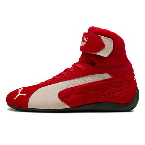 v[} Xs[h Lbg ~bh PUMA SPEEDCAT MID FOR ALL TIME RED-WARM WHITE fB[X Y Xj[J[ 400384-02
