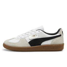 プーマ パレルモ レザー PUMA PALERMO LTH PUMA WHITE-VAPOR GRAY-GUM メンズ レディース スニーカー 396464-01