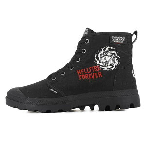 pfBE pp wt@CAENu PALLADIUM PAMPA HELLFIRE ALL BLACK Y fB[X Xj[J[ XgW[EVOX 74496-001