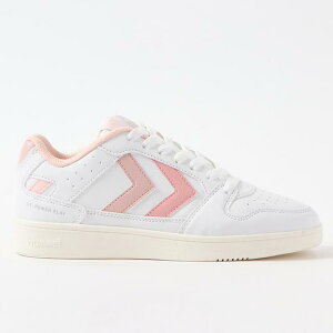 【SALE】 ヒュンメル hummel ST POWER PLAY WMNS LZD BRIGHT WHITE/CHINTZ ROSE レディース スニーカー HM227961-9409