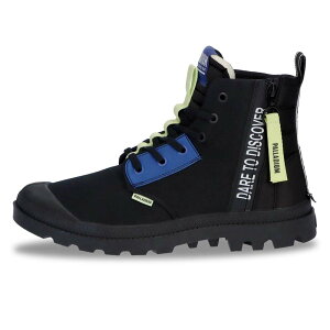 pfBE PALLADIUM PAMPA HI OVERLAB 2 BLACK Y fB[X Xj[J[ 74509-008