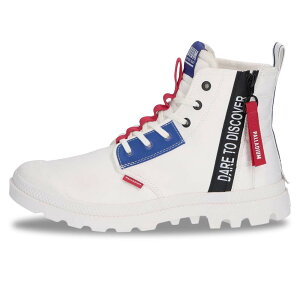 pfBE PALLADIUM PAMPA HI OVERLAB 2 STAR WHITE Y fB[X Xj[J[ 74509-116