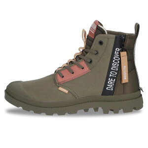 pfBE PALLADIUM PAMPA HI OVERLAB 2 OLIVE NIGHT Y fB[X Xj[J[ 74509-309