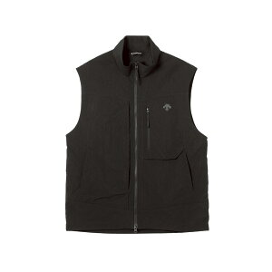 �f�T���g �E�[�u���^�X�����x�X�g DESCENTE WOVEN TASLAN VEST �u���b�N �����Y �W���P�b�g DO6SVE01M-BK00