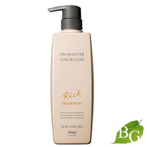 【送料無料】ホーユー プロマスター カラーケア リッチ トリートメント 600g サロン専売品