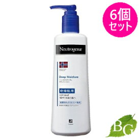 ニュートロジーナ Neutrogena ディープモイスチャー ボディミルク 乾燥肌用 無香料 250mL×6個セット