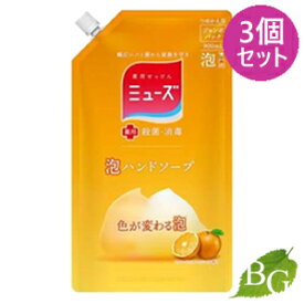 【送料無料】ミューズ 泡ハンドソープ フルーティフレッシュ ジャンボパック 900mL 詰替×3個セット