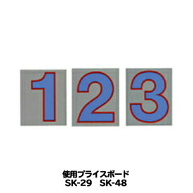 SK-29・SK-48用 数字 バラ プライスボード用数字 | SK-29MP プライス数字 自動車販売店向け【メール便発送に限り送料無料】