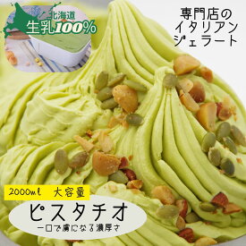 ジェラート ピスタチオ 北海道 新生活ギフト 2L 業務用 2000ml バルク 大容量 シチリア産 高級アイス イタリアン ジェラテリアGigi スイーツ リピート ストック 話題 たっぷりサイズ カフェ イベント 学園祭 お取り寄せ 家族 大人買い 恵庭 専門店 ジジ チェルボ 北国