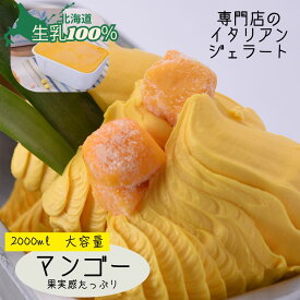 ソルベ マンゴー アルフォンソマンゴー 北海道 新生活ギフト 2L 業務用 2000ml バルク 大容量 フルーツ トロピカル ジェラテリアGigi スイーツ リピート ストック 話題 たっぷりサイズ カフェ イベント 学園祭 お取り寄せ 家族 大人買い 恵庭 専門店 Gigi チェルボ 北国
