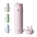 【ポイント10倍UP】送料無料 水筒 1000ml 大容量 子供 直飲み 1リットル 保温保冷 真空断熱 ボトル ストロー ステンレス おしゃれ ウォーターボトル アウトドア スポーツ 持ち運び グリーン ブルー ブラック ホワイト 1L BOTTLE BOTTLE