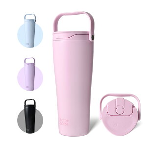 BOTTLE BOTTLE ���� 950ml �X�g���[�t�� �^���u���[ �n���h���t�� ��e�� �L�� �t���b�v�� �h�o�L���b�v �^��f�M ��d�\�� �ۗ�ۉ� �R��h�~ �X�e�����X�� BPA�t���[ �X�|�[�c�{�g�� �}�C�{�g�� 
