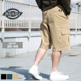 【送料無料】 Dickies ディッキーズ ハーフパンツ カーゴパンツ メンズ ひざ下 ウエスト30-44インチ 43214 USAモデル / ショートパンツ カーゴショーツ [RN-A]【COP】