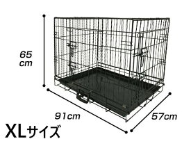 折りたたみ ペットケージ [8004] XLサイズ 大型犬 中型犬 小型犬 ケージ 犬小屋 ペットケージ ペット 室内 屋内 犬 猫