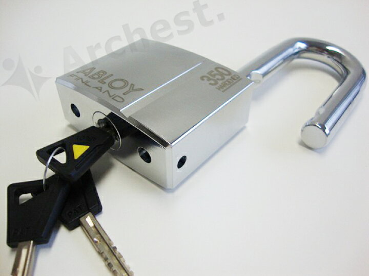 楽天市場】南京錠 PADLOCK クロームメッキ Nタイプ [PL350N-50 