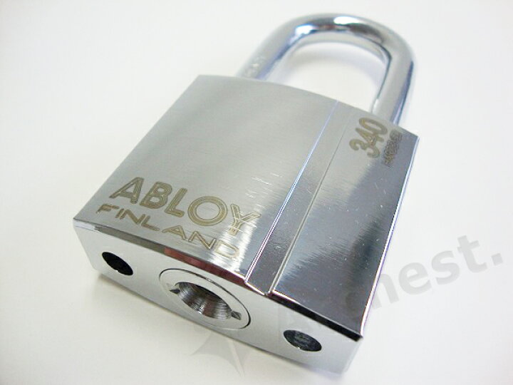楽天市場】南京錠 PADLOCK クロームメッキ Nタイプ [PL340N-50 