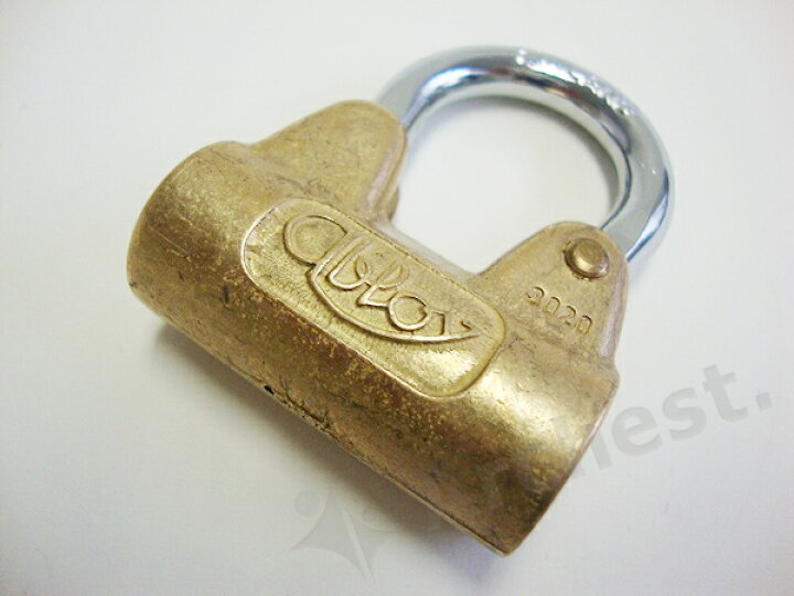 楽天市場】南京錠 PADLOCK 真鍮・スチール クラシックタイプ [3020C 