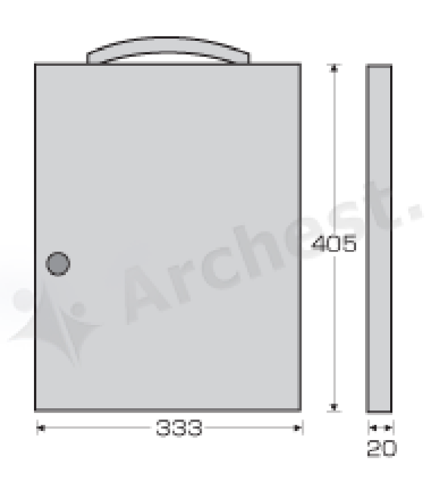 楽天市場】ナカバヤシ[NKS-30]-シリンダーロック付きキーステーション
