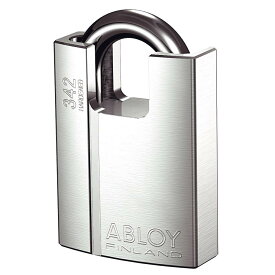 南京錠 PADLOCK クロームメッキ Nタイプ [PL342N] アブロイ ABLOY 防犯 高耐久 頑丈 倉庫 現場 ロッカー ガレージ 工具