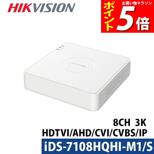 y|Cg5{z500f HIKVISION(nCNrW)DVRR[_[ AiO {}jAt hƃJ 8`l iDS-7108HQHI-M1/S