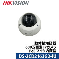 HIKVISION ハイクビジョン 防犯カメラ 監視カメラ 屋外 屋内 600万画素 ドーム型 IP PoE 有線 カメラ電源…