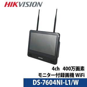 hƃJ 400f CX j^[tNVRR[_[ HIKVISION(nCNrW)X}zĎ {}jAt 4ch DS-7604NI-L1/W