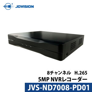 �h�ƃJ���� NVR���R�[�_�[ Jovision �X�}�z�Ď� ���{��}�j���A���t�� 8�`�����l�� 500����f JVS-ND7008-PD01