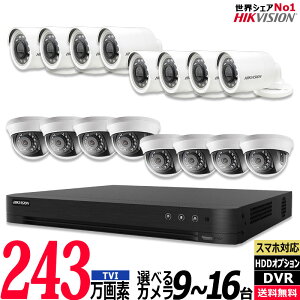 HIKVISION nCNrWhƃJ 243f O AiO 9`16Zbg R[_[HDD 16chDVR X}zĎ L ^@ TVI-SET-16CH