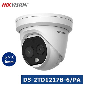 T[}J ڐG̉ HIKVISION(nCNrW)3Nۏ T[OtB[ DS-2TD1217B-6/PA ^bg^ YTCY6mm ⏕EΏ