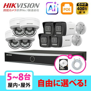 �y��g�q�Ɂz[HIKVISION] [IP-4M] �X�}�[�g�n�C�u���b�h���C�g �m�\�^AI�N�����m �h�ƃJ���� 5�`8�� HDD 1T���� DS-7608NXI-K1/8P/DS-2CD1143G2-LIU/DS-2CD1043G2-LIU/HDD 1T