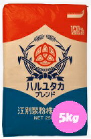 江別製粉　はるゆたかブレンド　5kg　【パン材料・強力粉・小麦粉・北海道産小麦粉・国産・食パン・ホームベーカリー】