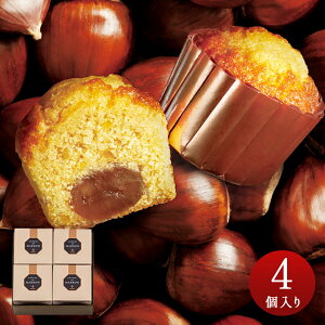 ハロウィン 秋 お菓子 詰め合わせ 個包装 お返し 御礼 お祝い 贈り物 お土産 プレゼント ギフト プチギフト 退職 おみやげ 二次会 サンクスギフト 記念品 GM-4 ガトー・オ・マロン 4個入り お