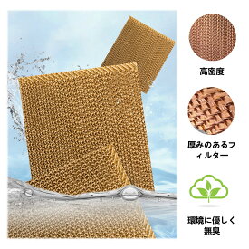 【1月17日-24日限定★10%OFFクーポン】大型冷風扇 交換フィルター 3個セット 1台分（背面用1個／側面用2個） 交換用エレメント クーリングパッド 冷風機 替え 冷却 冷風扇フィルター 交換用フィルター 互換品 予備フィルター 湿気対策