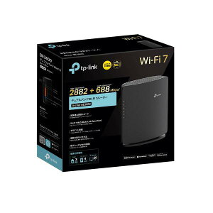 TP-LinkieB[s[NjARCHER-BE3600@Wi-Fi7 LAN[^[ ARCHER BE3600 y2882+688Mbps BE3600 EasyMeshΉ MLO 4Xg[ IPoE IPv6Ή z ARCHER-BE3600