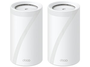 eB[s[N TP-Link Wi-Fi[^[ Wi-Fi 7i11bejΉ 11520+8640+1376Mbps BE22000 AIbV 10Giga|[g×2 gCoh IPoE IPv6 2pbN [Deco BE85 2P]