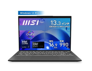 ��260225 MSI �m�[�g�p�\�R�� Prestige-13-AI-Evo-A1MG-7001JP Windows 11 Pro/Core Ultra 7 155H/32GB������/SSD 2TB/13.3�C���`/QWXGA+���ڃ��f�� �X�e���O���C