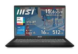 ��260411 ���J���ۏؕi MSI �m�[�g�p�\�R�� Modern-15-B13M-5427JP 15.6�^ /Windows11 Pro /intel Core i5 /�������F16GB /SSD�F512GB