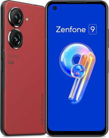 ASUS スマートフォン Zenfone 9 サンセットレッド ZF9-RD8S128