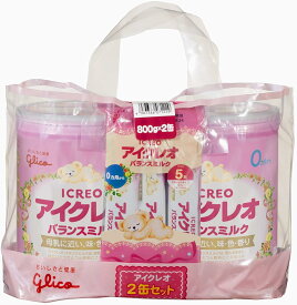 アイクレオ バランスミルク 800g×2缶セット(サンプル付き) 粉ミルク ベビー用【0ヵ月~1歳頃】