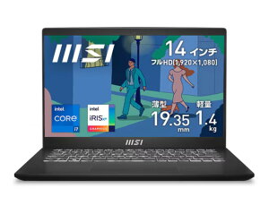 250929 Jۏؕi MSI m[gp\R MODERN-14-C12MO-4106JP Core i7-1255U SSD 512GB 4526541196928